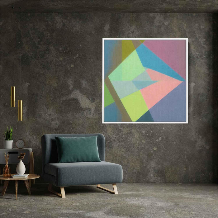 Pastel Bauhaus Triangles #002 - Kanvah