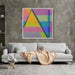 Pastel Bauhaus Triangles #003 - Kanvah
