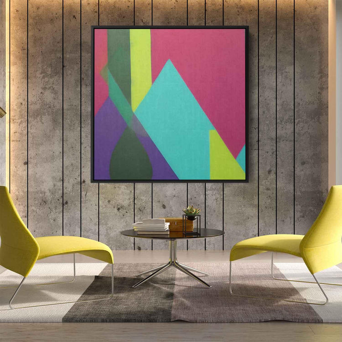 Pastel Bauhaus Triangles #006 - Kanvah