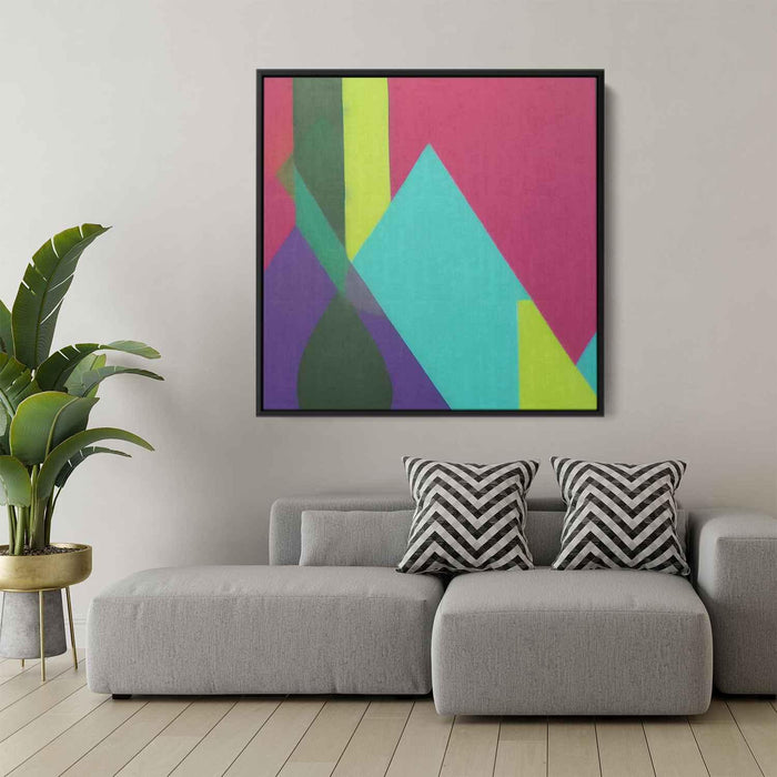 Pastel Bauhaus Triangles #006 - Kanvah