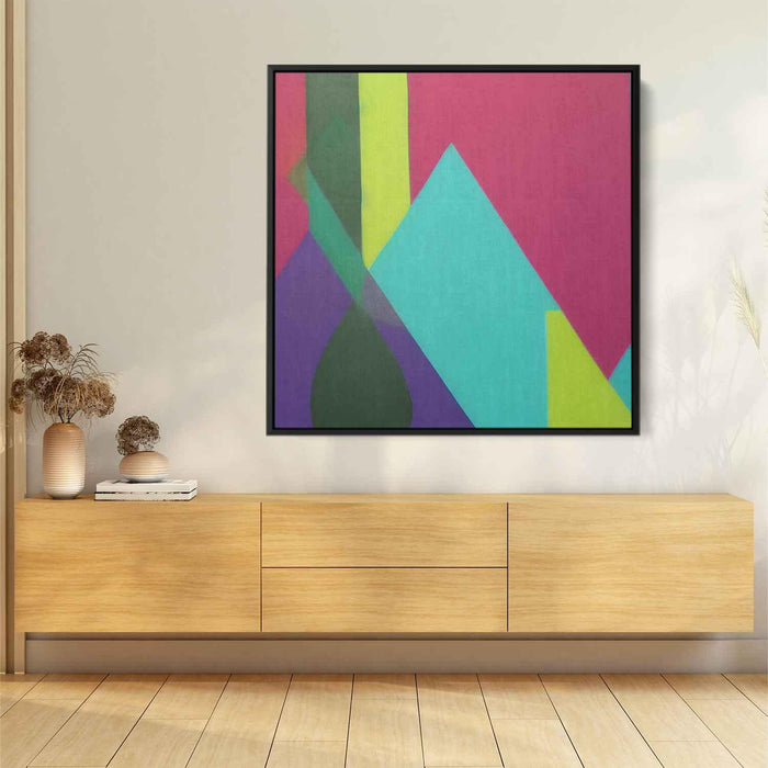 Pastel Bauhaus Triangles #006 - Kanvah