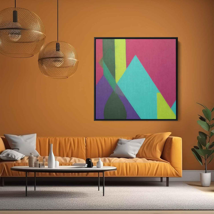 Pastel Bauhaus Triangles #006 - Kanvah