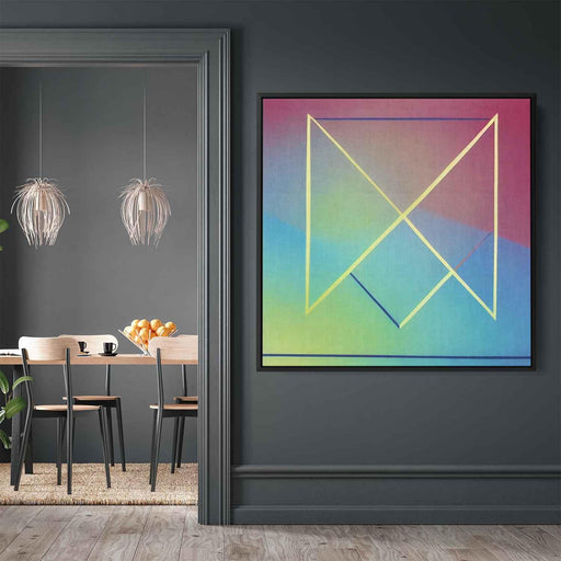 Pastel Bauhaus Triangles #007 - Kanvah