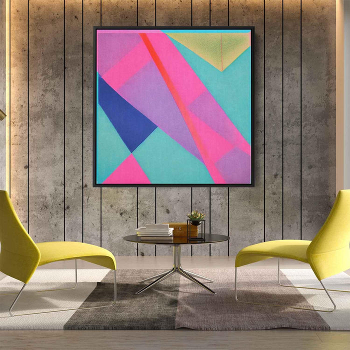 Pastel Bauhaus Triangles #008 - Kanvah