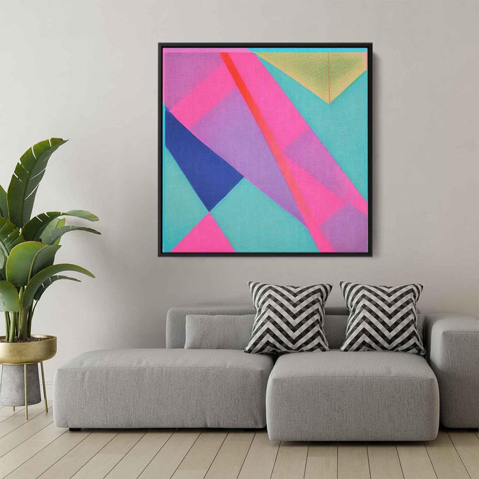 Pastel Bauhaus Triangles #008 - Kanvah