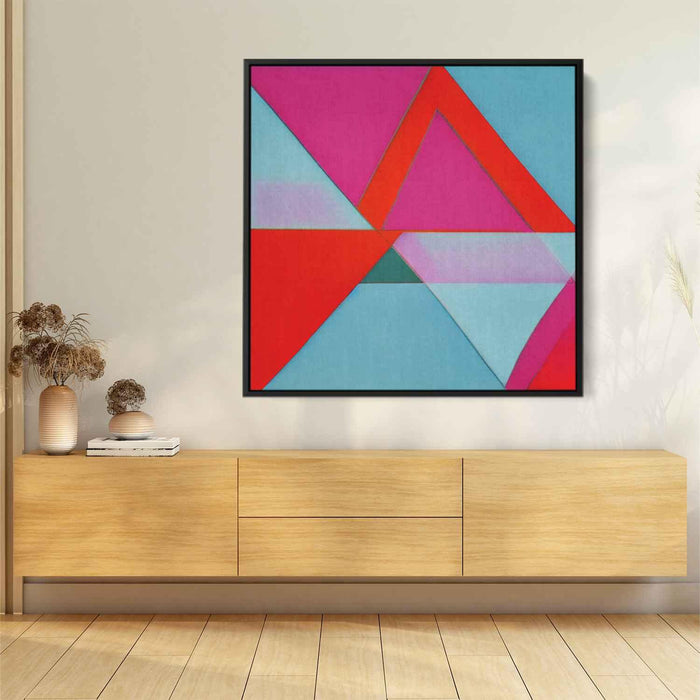 Pastel Bauhaus Triangles #012 - Kanvah