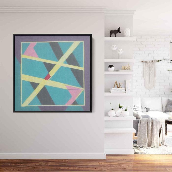 Pastel Bauhaus Triangles #013 - Kanvah