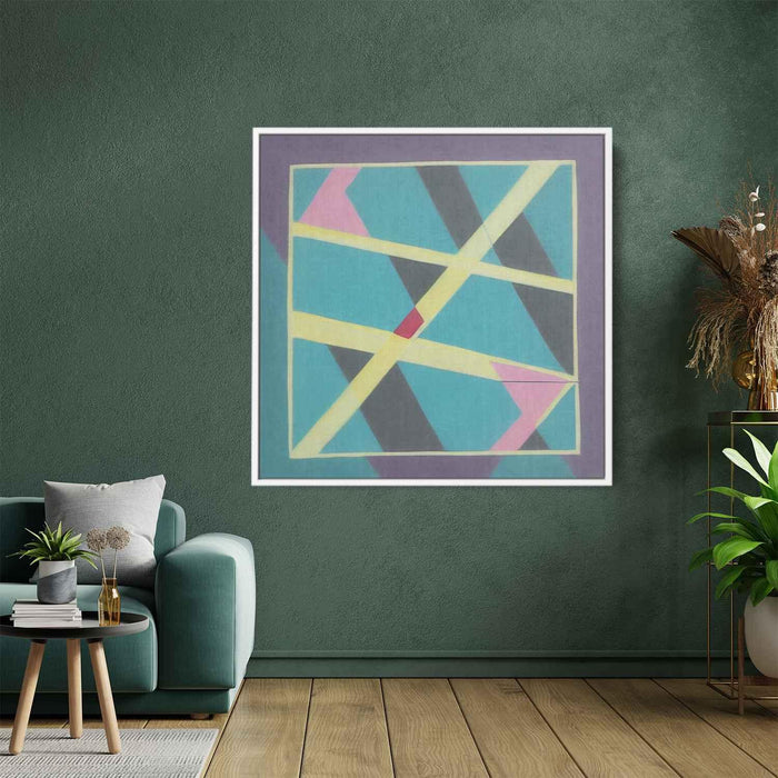 Pastel Bauhaus Triangles #013 - Kanvah