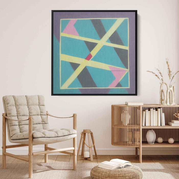 Pastel Bauhaus Triangles #013 - Kanvah