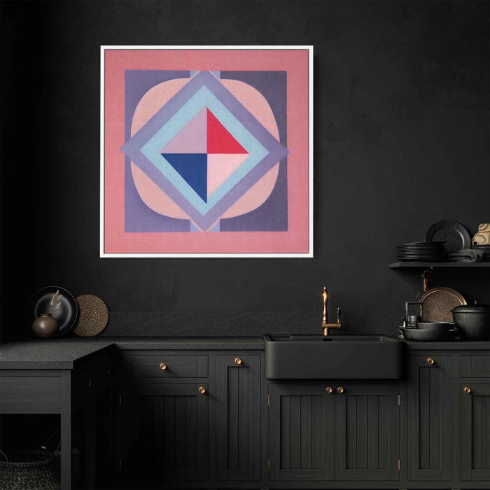 Pastel Bauhaus Triangles #015 - Kanvah