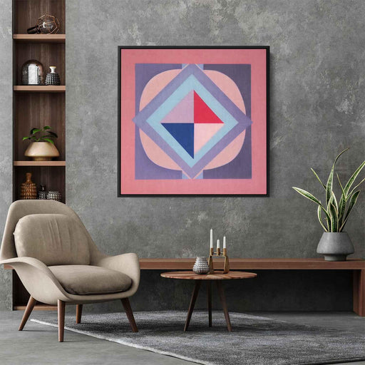 Pastel Bauhaus Triangles #015 - Kanvah