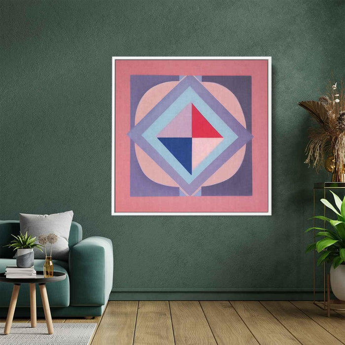 Pastel Bauhaus Triangles #015 - Kanvah