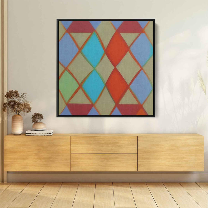 Pastel Bauhaus Triangles #016 - Kanvah