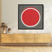 Red Bauhaus Circles #004 - Kanvah