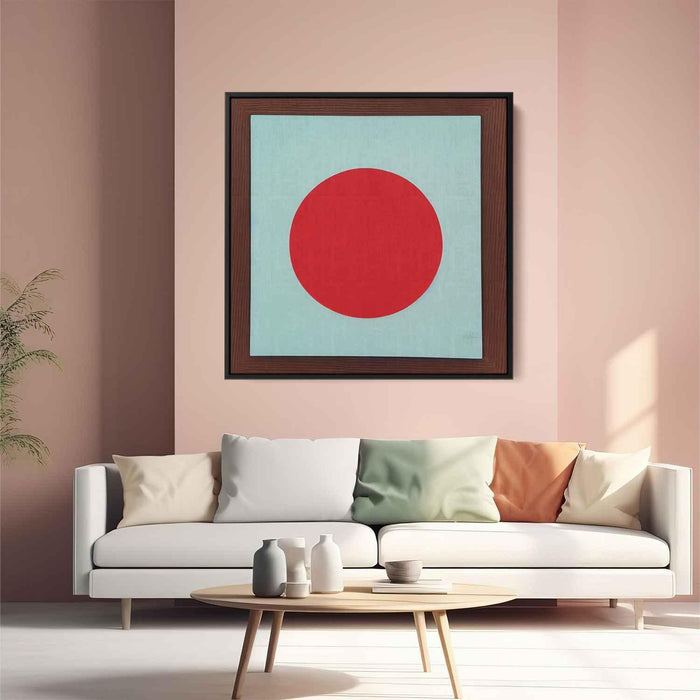Red Bauhaus Circles #016 - Kanvah