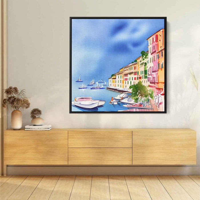 Watercolor Portofino #008 - Kanvah