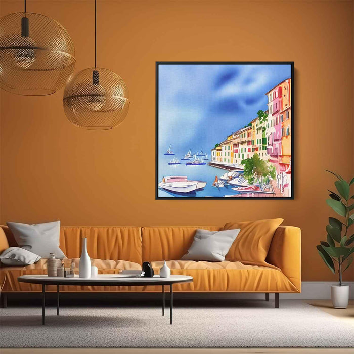 Watercolor Portofino #008 - Kanvah