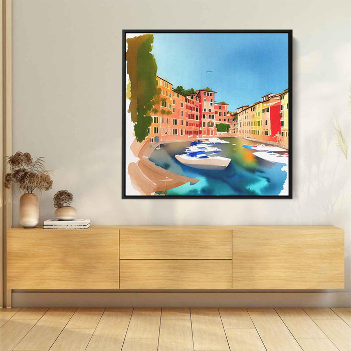 Watercolor Portofino #009 - Kanvah