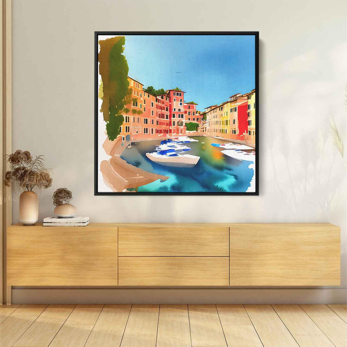 Watercolor Portofino #009 - Kanvah