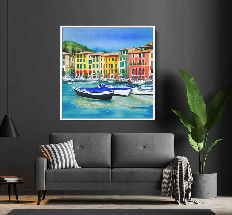 Watercolor Portofino #013 - Kanvah