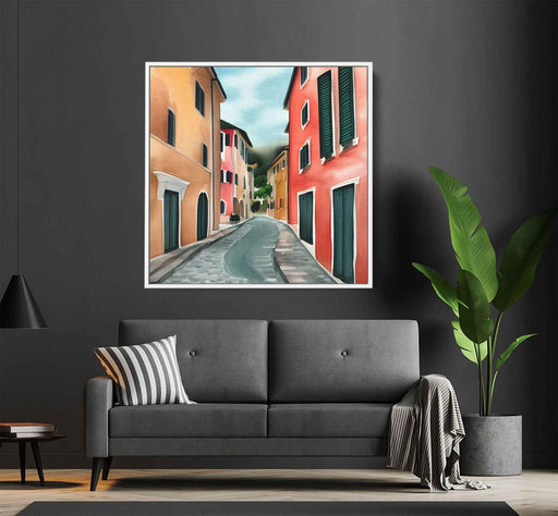 Watercolor Portofino Streets #005 - Kanvah